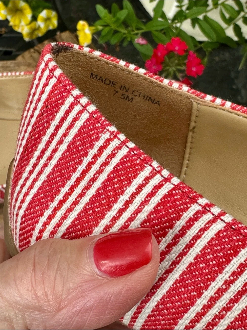 Talbots classic red